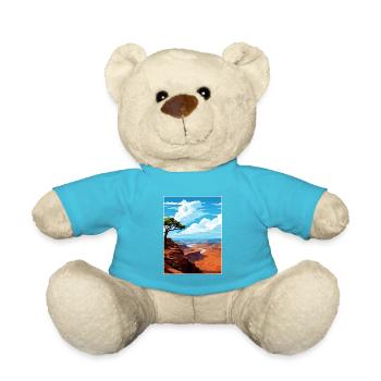 Dead Horse State Park Utah Vintage affiche de voyage - Nounours - bleu outremer - Devant