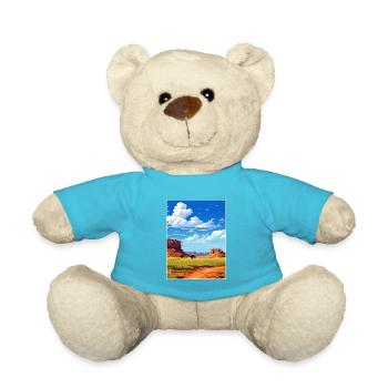 Torrey Utah affiches Vintage voyage affiche Souvenir - Nounours - bleu outremer - Devant
