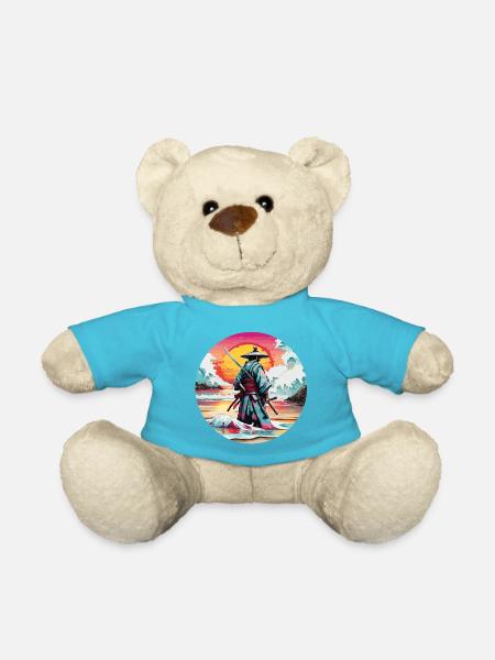 Samouraï / Japonais / Harakiri / Katana / Homme - Nounours - bleu outremer