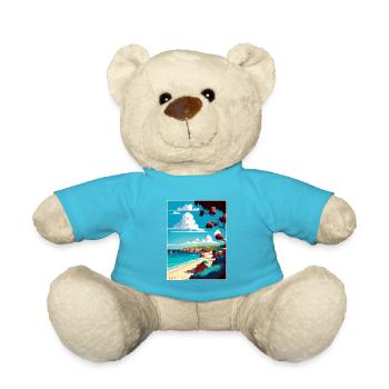 Mornington Halbinsel Australien Reiseposter - Teddy - Atollblau - Vorne