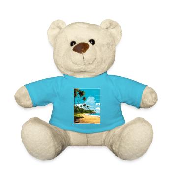 Gandoca Manzanillo Wildlife Refuge Costa Rica - Teddy Bear - atoll blue - Front