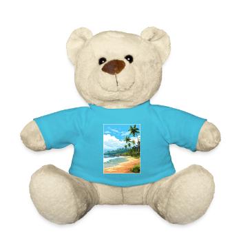 Gandoca Manzanillo Wildlife Refuge Costa Rica - Teddy Bear - atoll blue - Front