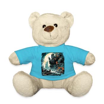 Apocalypse / Doomsday / Destruction / Anarchy - Teddy Bear - atoll blue - Front