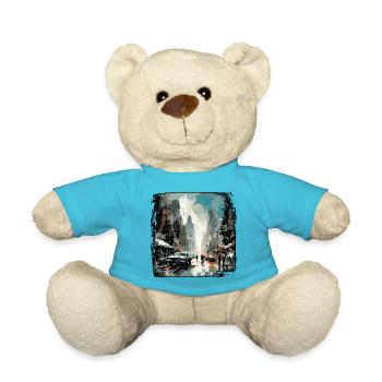 Apocalypse / Doomsday / Destruction / Anarchy - Teddy Bear - atoll blue - Front