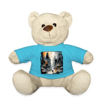 Apocalypse / Doomsday / Destruction / Anarchy - Teddy Bear - atoll blue - Front