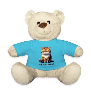 Ich freu mich! ♥ EmotiCatz - Teddy - Atollblau - Vorne