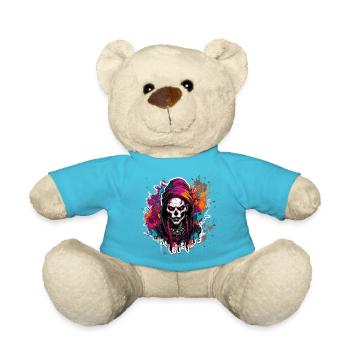Gothic / Darkness / Mysticism / Shadow / Horror - Teddy Bear - atoll blue - Front