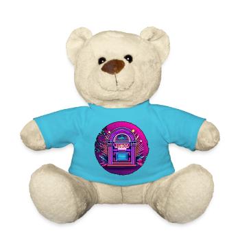 Jukebox / Musikautomat / Retro / 50er Jahre - Teddy - Atollblau - Vorne