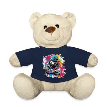 Rapper / Hip Hop / Song / Cool / Rhymes / Beat - Teddy Bear - french navy - Front