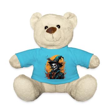 Vogelscheuche / Erntehelfer / Maisfeld / Feld - Teddy - Atollblau - Vorne