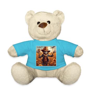 Vogelscheuche / Erntehelfer / Maisfeld / Feld - Teddy - Atollblau - Vorne