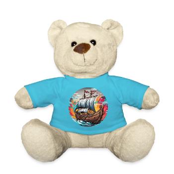 Navire / Bateau / Ancre / Mer / Océan / Capitaine - Nounours - bleu outremer - Devant