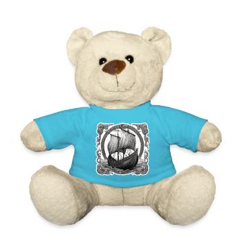 Navire / Bateau / Ancre / Mer / Océan / Capitaine - Nounours - bleu outremer - Devant