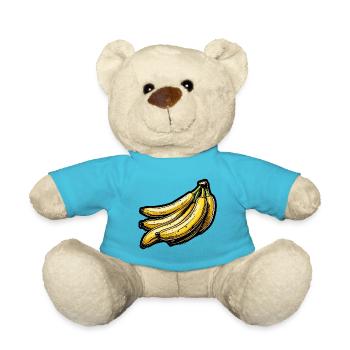 Food / Fruit / Market / Vitamins / Design - Teddy Bear - atoll blue - Front