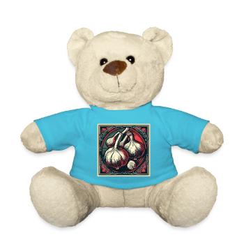 Lebensmittel / Gemüse / Markt / Vitamine / Design - Teddy - Atollblau - Vorne