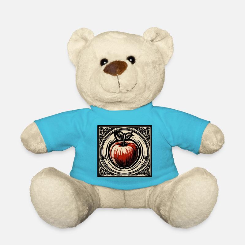 Lebensmittel / Obst / Markt / Vitamine / Design - Teddy - Atollblau