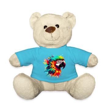 Parrot - Teddy Bear - atoll blue - Front