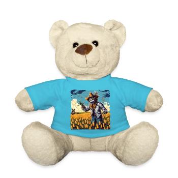 Vogelscheuche / Erntehelfer / Maisfeld / Feld - Teddy - Atollblau - Vorne