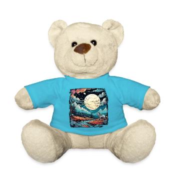 Wolf / Rudel / Wald / Wild / Tierwelt / heulen - Teddy - Atollblau - Vorne
