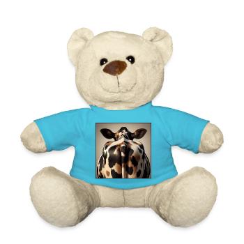 Kuh von hinten - Teddy - Atollblau - Vorne