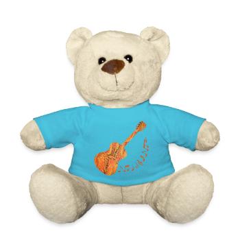Guitare E 109 - Nounours - bleu outremer - Devant