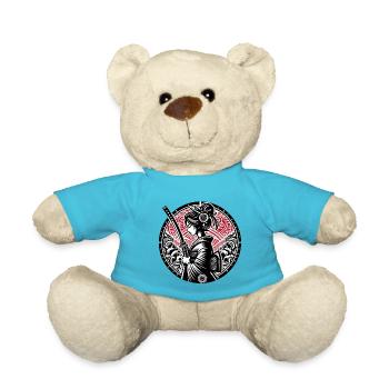 Samurai-Mädchen - Teddy - Atollblau - Vorne