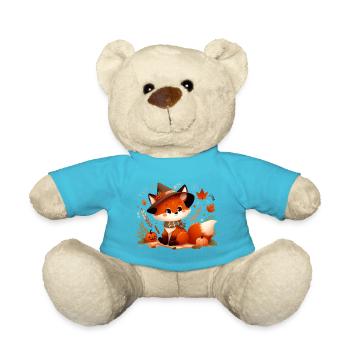 Fuchs Herbst 6 - Teddy - Atollblau - Vorne
