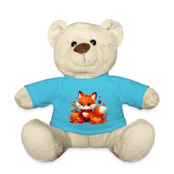 Fuchs Herbst 2 - Teddy - Atollblau - Vorne