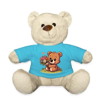 Teddybär 4 - Teddy - Atollblau - Vorne