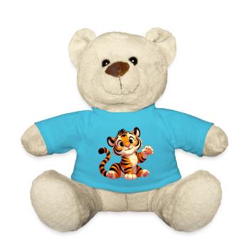 Tiger 6 - Teddy Bear - atoll blue - Front