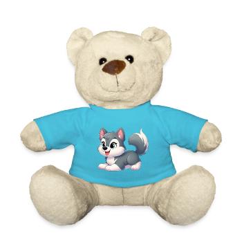 Wolf 15 - Teddy Bear - atoll blue - Front