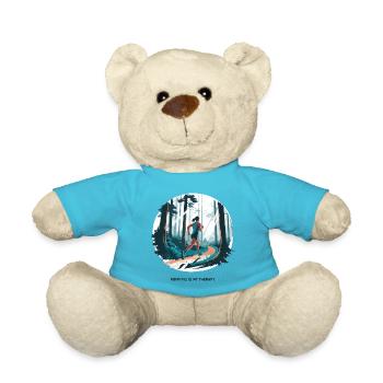 Running is My Therapy – Laufen in der Natur - Teddy - Atollblau - Vorne