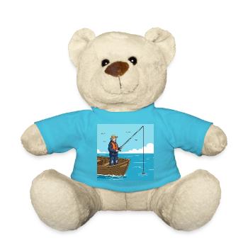 Fang des Tages: Angler auf dem Wasser! - Teddy - Atollblau - Vorne