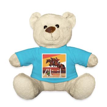 Die Kunst des Springreitens - Teddy - Atollblau - Vorne
