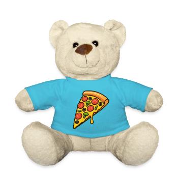 Pizza - Teddy - Atollblau - Vorne