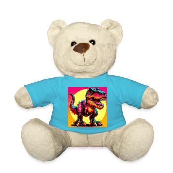 Dinosaurier - Teddy - Atollblau - Vorne