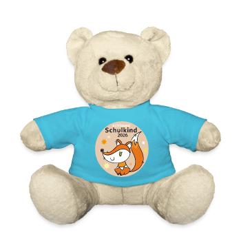 Schulkind 2026  - Teddy - Atollblau - Vorne