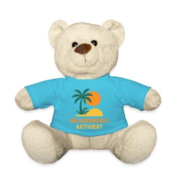 Urlaubsmodus Aktiviert Sonnenuntergang - Teddy - Atollblau - Vorne