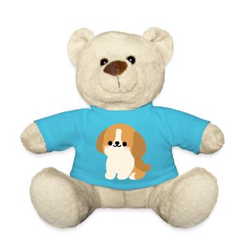 Charming Spaniel - Teddy Bear - atoll blue - Front