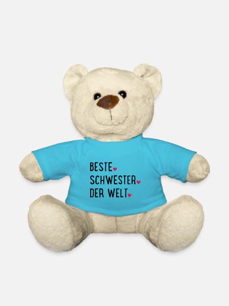 Schwester - Teddy - Atollblau