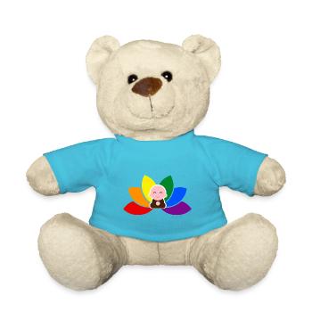 Little monk - Pride lotus - Teddy - Atollblau - Vorne
