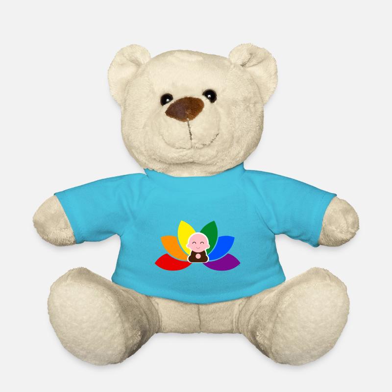 Little monk - Pride lotus - Teddy Bear - atoll blue