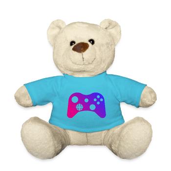gaming controller gamer game - Teddy - Atollblau - Vorne