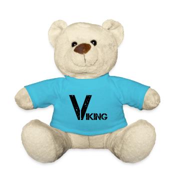 Viking avec un grand « V » - Nounours - bleu outremer - Devant