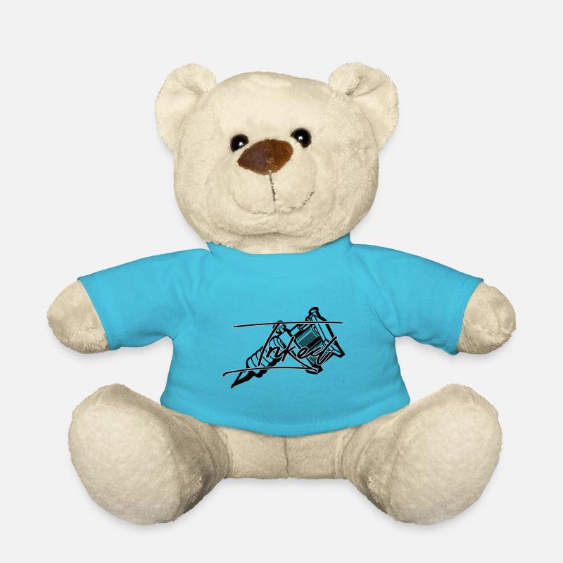 Tattoomaschine inked Tattoo - Teddy - Atollblau