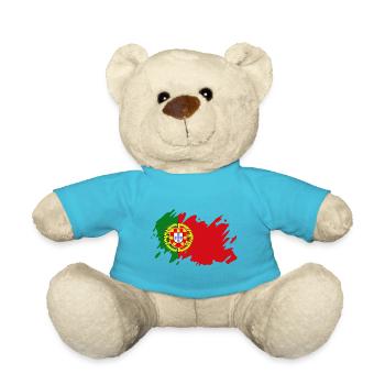 Drapeau portugais Drapeau portugais drapeau italien - Nounours - bleu outremer - Devant