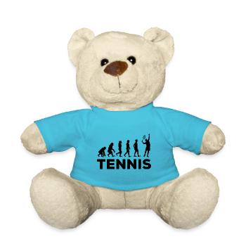 Évolution Tennis, Cadeau Joueur De Tennis - Nounours - bleu outremer - Devant