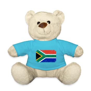 Afrique du Sud Drapeau Afrique Afrique Drapeau sud-africain - Nounours - bleu outremer - Devant