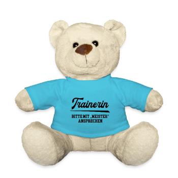Trainerin Meister Prüfung Bestanden Trainer Frauen - Teddy - Atollblau - Vorne