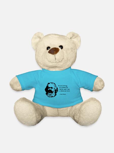 Cri drôle de Karl Marx, communisme - Nounours - bleu outremer